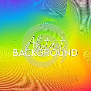 Abstract Modern colorful wave background