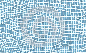 Abstract modern crocodile leather seamless pattern. Animals trendy background. Blue and white decorative vector