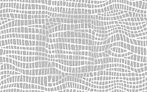 Abstract modern crocodile leather seamless pattern. Animals trendy background. Grey and white decorative vector