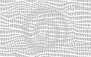 Abstract modern crocodile leather seamless pattern. Animals trendy background. Grey and white decorative vector