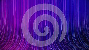 Abstract Modern Curved Blue and Magenta Light Steak Background Loop