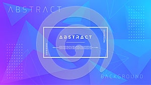 Abstract, modern, dynamic, trendy triangle blue background for posters, banners, web pages, headers, and other