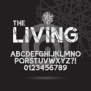 Abstract Modern Font and Numbers