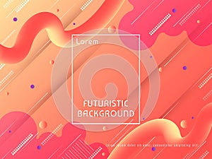 Abstract modern futuristic techno background