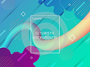 Abstract modern futuristic techno background