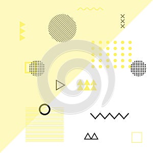 Abstract modern geometric colored background.