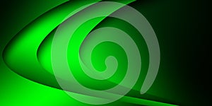 Abstract modern green curve background illustration