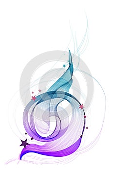 Abstract modern illustration