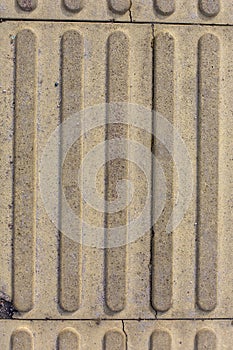 Concrete tile with vertical stripes pattern texture background