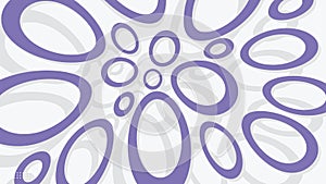 Abstract modern purple circles gray shadow banner background