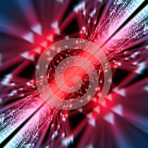 Abstract modern red lines background 3d rendering