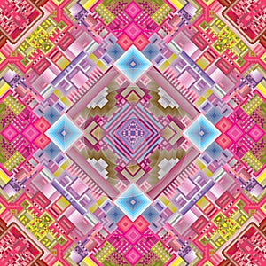 Abstract, modern texture for objects. Basic pink and blue colors.