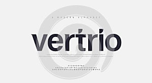 Abstract modern urban alphabet fonts. Typography sport, technology, fashion, digital, future creative logo font. vector