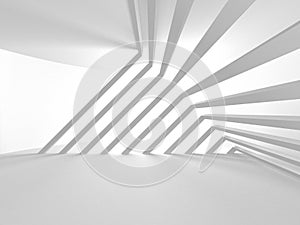 Abstract Modern White Architecture Background