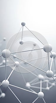 Abstract Molecular Structure Background, Science, Connection