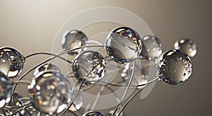 Abstract Molecular Structure and Network Connection