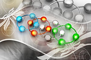 Abstract molecule icon set