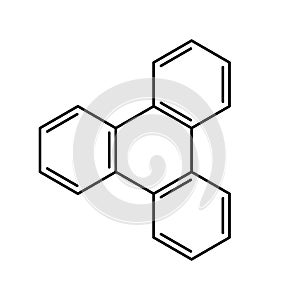 Abstract molecule icon - symbol of chemistry