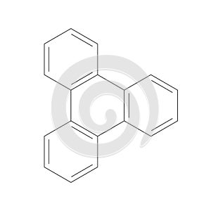 Abstract molecule icon - symbol of chemistry
