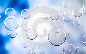 Abstract molecules design. Atoms. Abstract background for chemistry science banner or flyer. Science or medical background. 3d