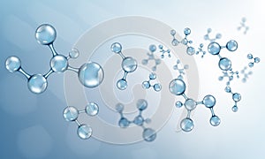 Abstract molecules design. Vector illustration photo