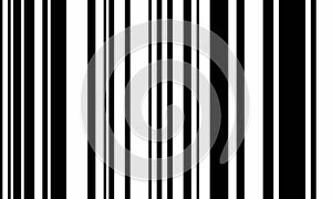 Abstract monochrome barcodelike pattern. Ideal for backgrounds, website design, or modern art projects. Stylish, graphic design