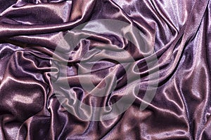 Abstract monochrome elegant silk satin purple violet background with fabric texture