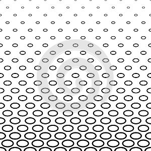 Abstract monochrome ellipse pattern background