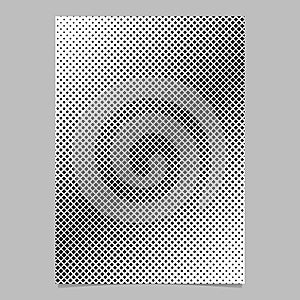Abstract halftone square pattern background page template