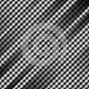 Abstract monochrome pattern with dynamic irregular lines. Lineal