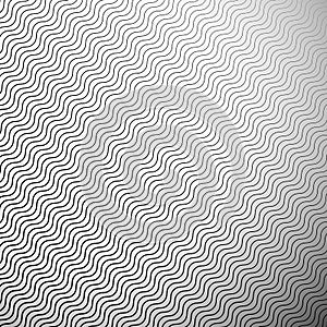 Abstract monochrome pattern with wavy zigzag diagonal lines