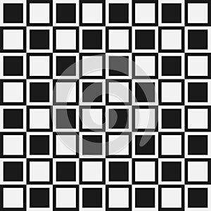 Abstract monochrome seamless Op background.