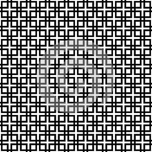 Abstract monochrome square pattern design