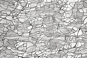 Abstract Monochrome Stone Mosaic