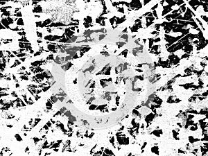 Abstract monochrome texture with dynamic lines and patterns creating visual interest in a chaotic design