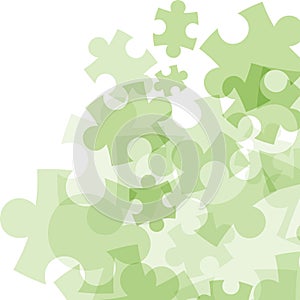 Abstract monocolor puzzle background