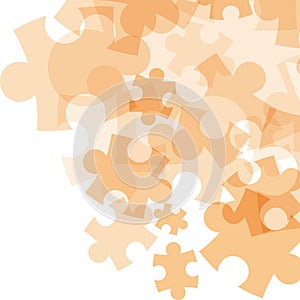Abstract monocolor puzzle background photo