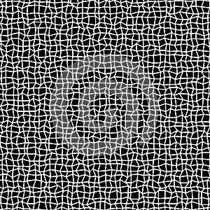 Abstract mosaic pattern. Pavement, stonework or revetment element with random, irregular pieces. Tessellation texture