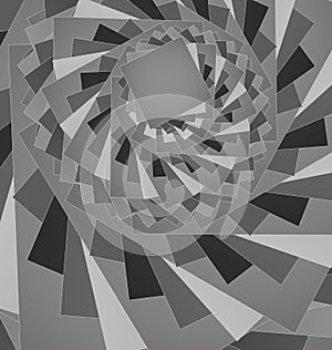 Abstract mosaic pattern square shapes, background vector