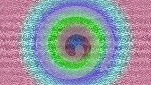 Abstract mosaic pattern with vibrant concentric color gradient texture background design