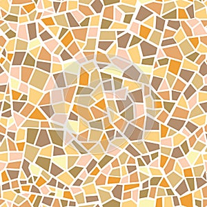 Abstract mosaic sheet seamless pattern. Geometric tile backgroun