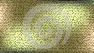 Abstract mosaic texture with colorful gradient tones, polygonal stained glass pattern, soft lighting background for modern design