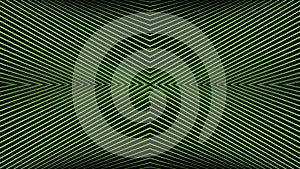 Abstract motion background with green screen and optical illusion effect. Motion. Tv noise effect with lines moving to