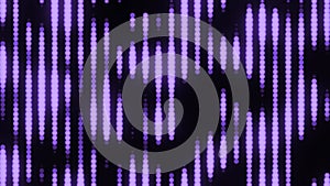 Abstract motion background, purple light streaks. Moving random wave texture. Music festival, nightclub stage visual