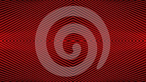 Abstract motion background with red screen and optical illusion effect, seamless loop. Motion. Tv noise effect with