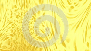 abstract motion cg background yellow golden liquid cheetah style loop