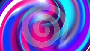 Abstract motion design background. Modern animation of vivid twirl stripes loop