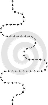 abstract motion route