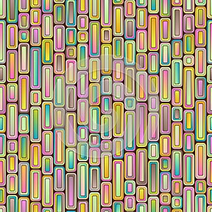 Abstract Motley Grafic Seamless Pattern of Asymmetric Pastel Gradient Figures