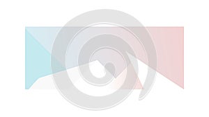 Abstract Mountain Landscape and Horizon, vector design Generative AI